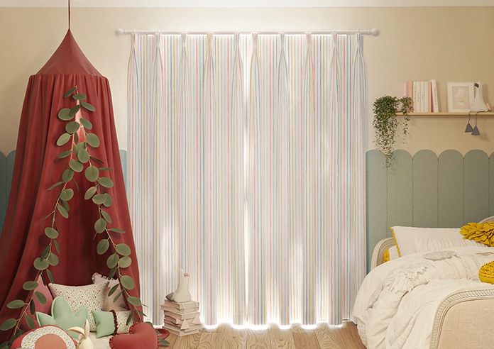 Vintage Stripe, Promenade - Made to Measure Curtains - Image 7